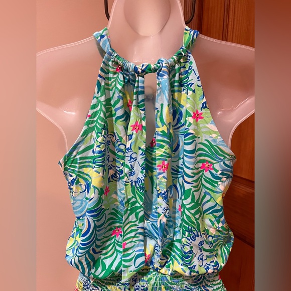 New With Tags Lilly Pulitzer Shirelle Skirted Romper in Via Parigi Size XXS ๐๐ - Picture 7 of 8